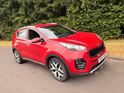 Used Kia Sportage GT-Line 174 HP (127 kW) 2017 Red SUV