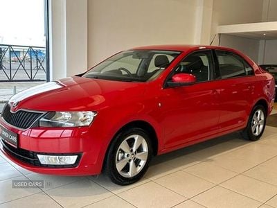 Used Skoda Rapid SE 105 HP (77 kW) 2015 Red Hatchback