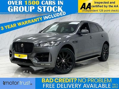 Grey Used 2018 Jaguar F-Pace R-Sport SUV | £16,295 (Fair price)