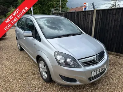 Used Vauxhall Zafira 120 HP (88 kW) 2014 Silver MPV