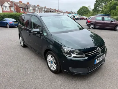 Used VW Touran SE 105 HP (77 kW) 2012 Green MPV