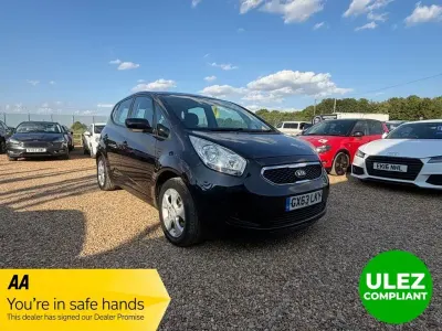 Used Kia Venga 123 HP (90 kW) 2013 Black Hatchback