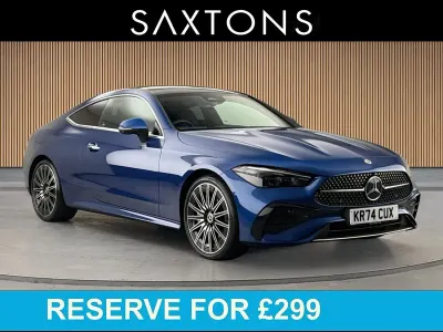 Used Mercedes CLE450 AMG line 2023 Spectral blue Coupe