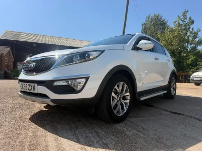 Used Kia Sportage 116 HP (85 kW) 2015 White SUV
