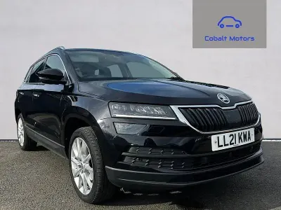 Used Skoda Karoq SE L 150 HP (110 kW) 2021 Black SUV