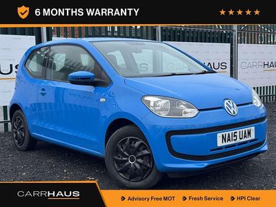Used VW up! move up! 60 HP (44 kW) 2015 Blue Hatchback