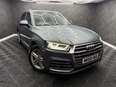 Usado Audi Q5 S-Line 190 HP (139 kW) 2018 Cinzento SUV