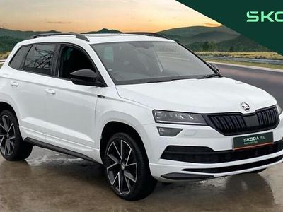White Used 2021 Skoda Karoq SportLine SUV | £18,505 (Fair price)