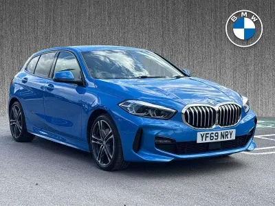 Used BMW 118 M Sport 138 HP (101 kW) 2019 Blue Hatchback