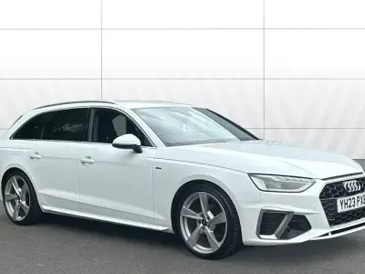 Used Audi A4 S-Line 150 HP (110 kW) 2023 White Estate