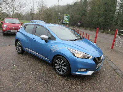 Usado Nissan Micra Acenta 90 HP (66 kW) 2017 Azul Citadino