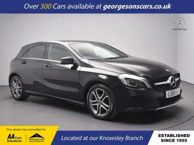 Używany Mercedes A200 Sport Edition 136 KM (100 kW) 2018 Czarny Hatchback