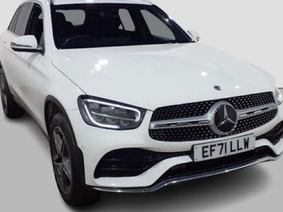White Used 2022 Mercedes GLC300e AMG line Estate | £25,000 (Fair price)