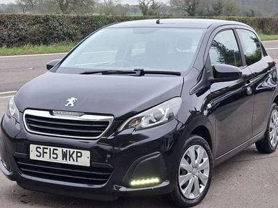 Used Peugeot 108 Active 68 HP (50 kW) 2015 Black Hatchback