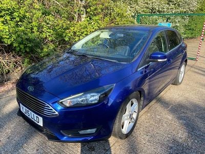 Used Ford Focus Zetec 2016 Blue Hatchback