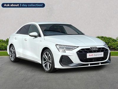 Used Audi A3 S-Line 150 HP (110 kW) 2025 White Sedan