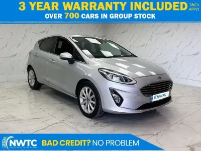 Używany Ford Fiesta Titanium 100 KM (73 kW) 2019 Srebrny Hatchback