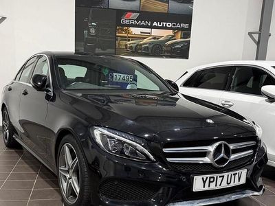 Used Mercedes C200 AMG line 184 HP (135 kW) 2017 Black Sedan