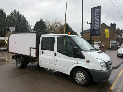 Usado Ford Transit 100 CV (73 kW) 2017 Blanco Descapotable