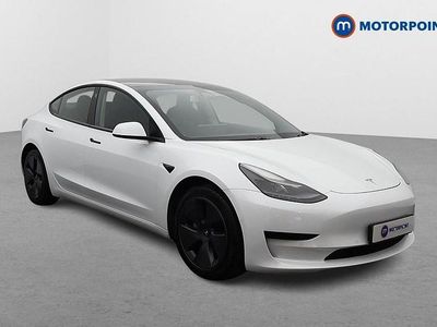 White Used 2021 Tesla Model 3 Standard Range Sedan | £17,649 (Fair price)