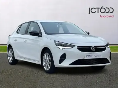 Used Vauxhall Corsa 73 HP (53 kW) 2021 White Hatchback