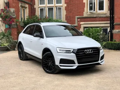 Used Audi Q3 Black Edition 184 HP (135 kW) 2017 White SUV