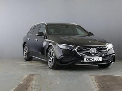 Obsidian black metallic Used 2024 Mercedes E220 AMG line Estate | £39,848 (A bit pricey)