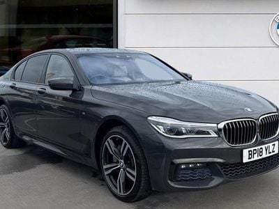 Used BMW 740 M Sport 316 HP (232 kW) 2018 Blue Sedan