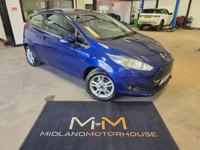 Used Ford Fiesta Zetec 2015 Blue Hatchback