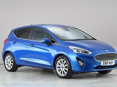 Used Ford Fiesta Titanium 125 HP (91 kW) 2019 Blue Hatchback