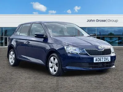 Used Skoda Fabia SE 2017 Blue Hatchback