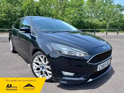 Used Ford Focus Zetec 2015 Black Hatchback