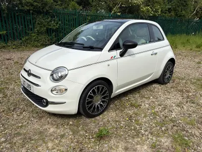 Used Fiat 500 Collezione 69 HP (50 kW) 2018 White Hatchback