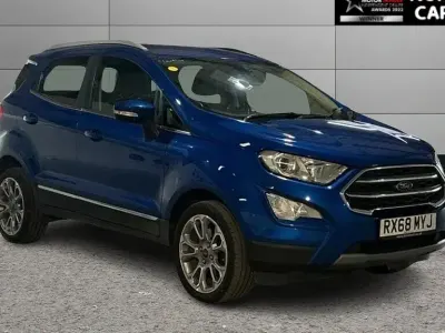 Used Ford Ecosport Titanium 125 HP (91 kW) 2019 Blue SUV