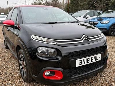 Used Citroën C3 Flair 100 HP (73 kW) 2018 Black Hatchback