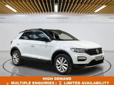 Used VW T-Roc Design 115 HP (84 kW) 2020 White SUV