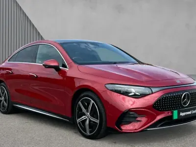 Used Mercedes CLA 250+ AMG line 200 kW (272 HP) 2026 Manufaktur patagonia red metallic Sedan