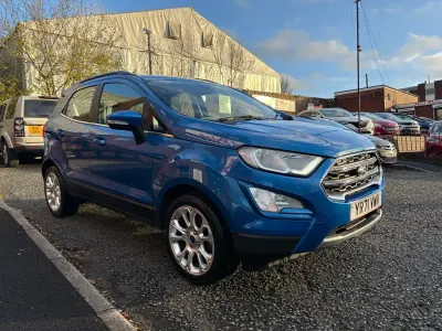 Usado Ford Ecosport Titanium 125 HP (91 kW) 2021 Azul SUV