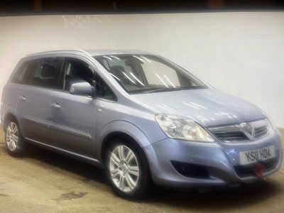 Used Vauxhall Zafira Elite 110 HP (80 kW) 2011 Silver1650 MPV