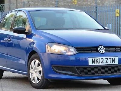 Used VW Polo S 59 HP (43 kW) 2012 Blue Hatchback