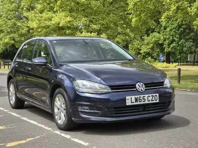 Used VW Golf VII S 2015 Blue Hatchback