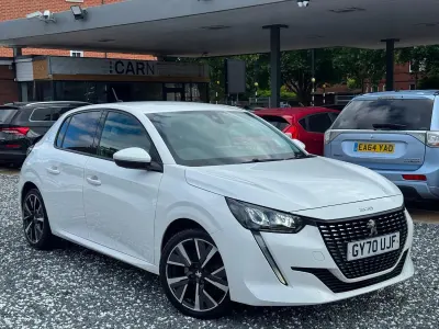 Used Peugeot 208 Allure Premium 75 HP (55 kW) 2020 White Hatchback