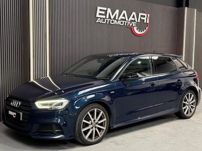Used Audi A3 Sportback Black Edition 150 HP (110 kW) 2019 Blue Hatchback