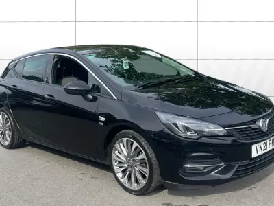Used Vauxhall Astra Edition 145 HP (106 kW) 2021 Black Hatchback