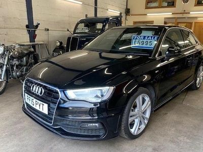 Used Audi A3 S-Line 2015 Black Hatchback