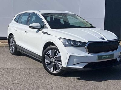 Used Skoda Enyaq iV ecoSuite 150 kW (204 HP) 2023 Moon white metallic SUV