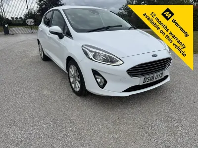 Used Ford Fiesta Titanium 100 HP (73 kW) 2018 White Hatchback