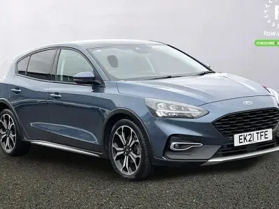 Used Ford Focus Active X 125 HP (91 kW) 2021 Blue Hatchback