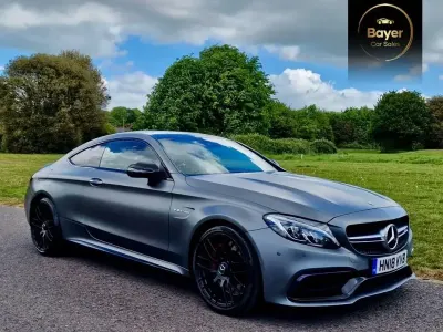 Usado Mercedes C63S AMG Premium 2018 Cinzento Coupé