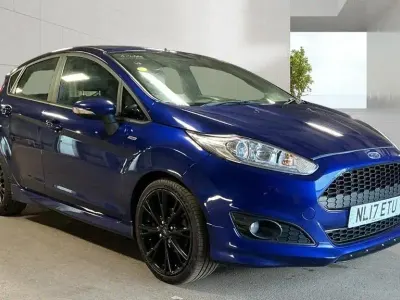 Used Ford Fiesta ST-Line 100 HP (73 kW) 2017 Blue Hatchback